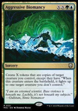 Aggressive Biomancy - Commander: Modern Horizons 3 (Rare) [M3C-121]