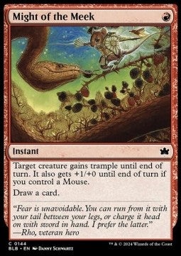 Might of the Meek - Bloomburrow (Common) [BLB-144]