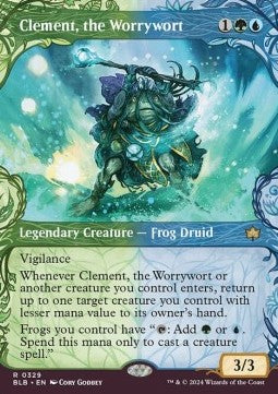 Clement, the Worrywort (V.1) - Bloomburrow: Extras (Rare) [XBLB-329]
