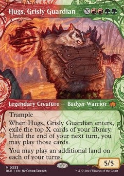 Hugs, Grisly Guardian - Bloomburrow: Extras (Mythic) [XBLB-333]