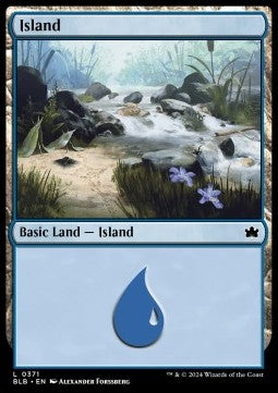 Island (V.1) - Bloomburrow: Extras (Land) [XBLB-371]