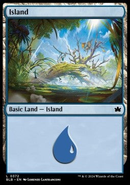 Island (V.2) - Bloomburrow: Extras (Land) [XBLB-372]