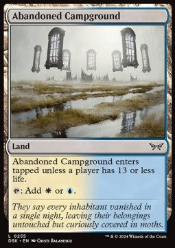 Abandoned Campground - Duskmourn: House of Horror (Common) [DSK-255]