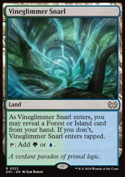 Vineglimmer Snarl - Commander: Duskmourn: House of Horror (Rare) [DSC-323]
