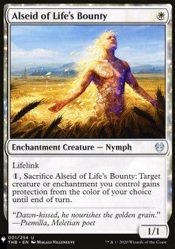 Alseid of Life's Bounty - Mystery Booster 2 (Uncommon) [MB2-1]