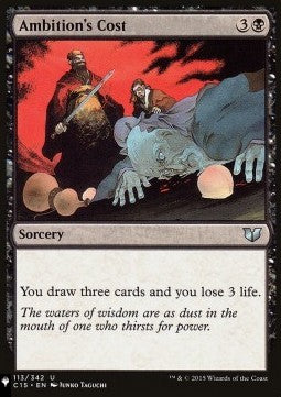 Ambition's Cost - Mystery Booster 2 (Uncommon) [MB2-113]