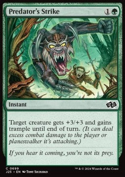 Predator's Strike - Foundations Jumpstart (Common) [J25-699]