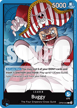 Buggy (OP09-042) (V.1) - Emperors in the New World (Leader) [OP09-042]