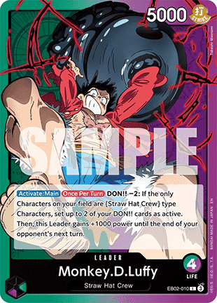 Monkey.D.Luffy (EB02-010) (V.1) - Anime 25th Collection (Leader) [EB02-010]