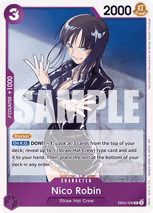 Nico Robin (EB02-036) (V.1) - Anime 25th Collection (Rare) [EB02-036]