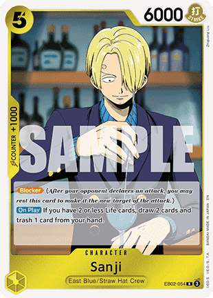 Sanji (EB02-054) (V.1) - Anime 25th Collection (Rare) [EB02-054]