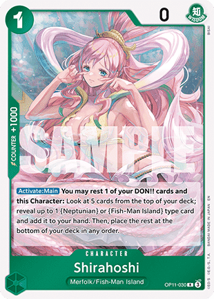 Shirahoshi (OP11-030) - A Fist of Divine Speed (Rare) [OP11-030]