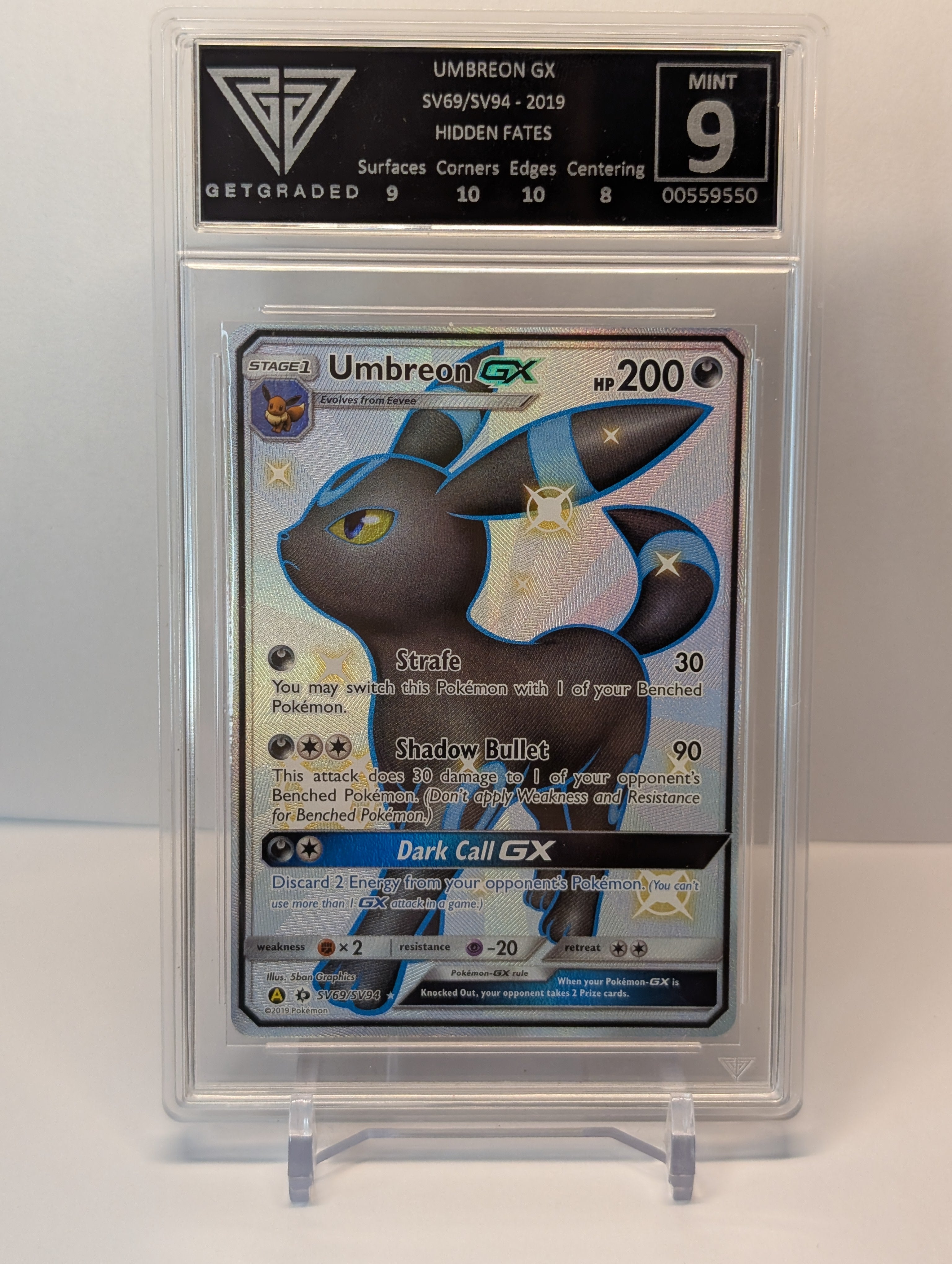 GG 9 - Umbreon - SV69/SV94 - Hidden Fates