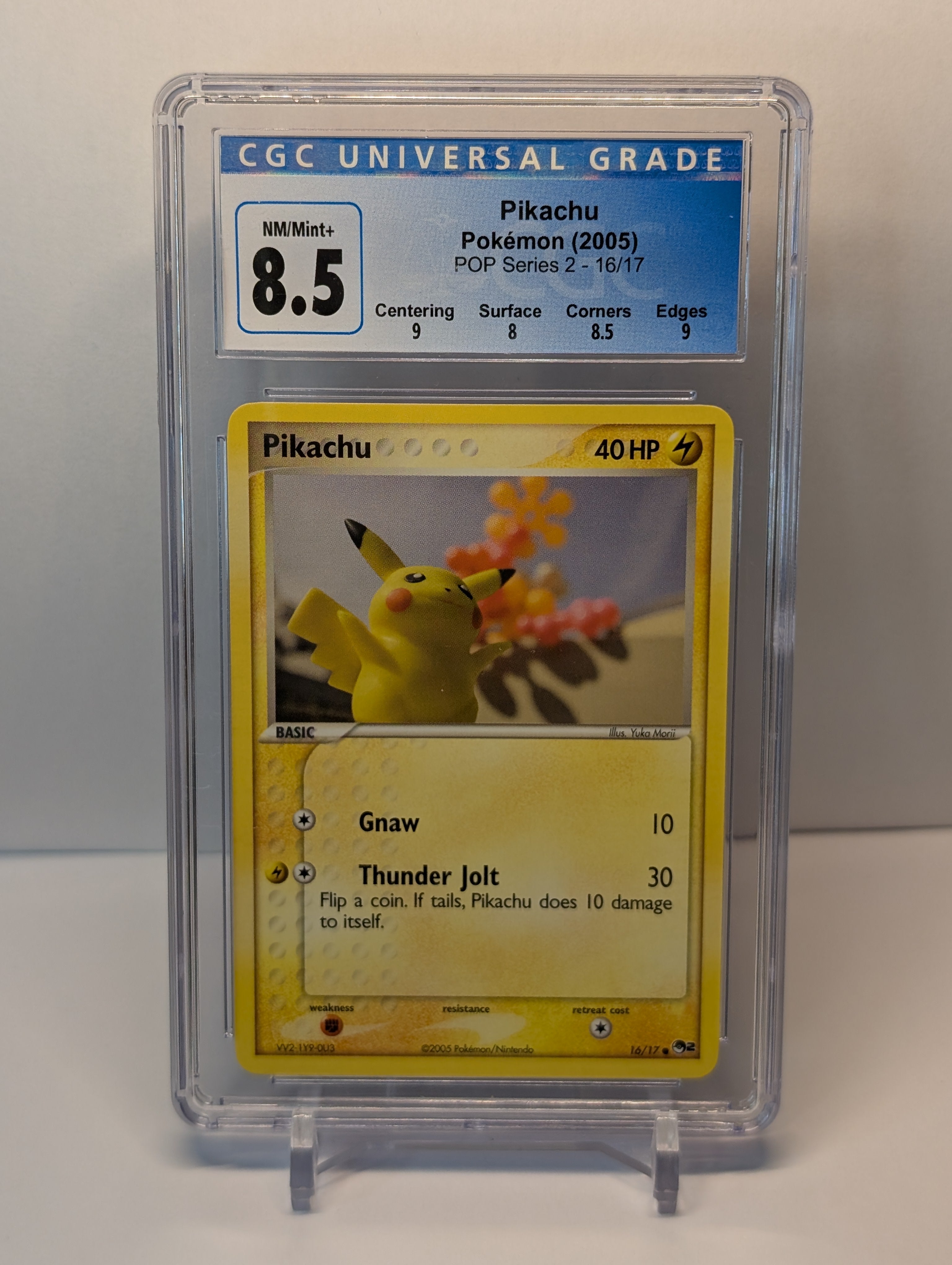CGC 8.5 - Pikachu - 16/17 - Pop Series 2
