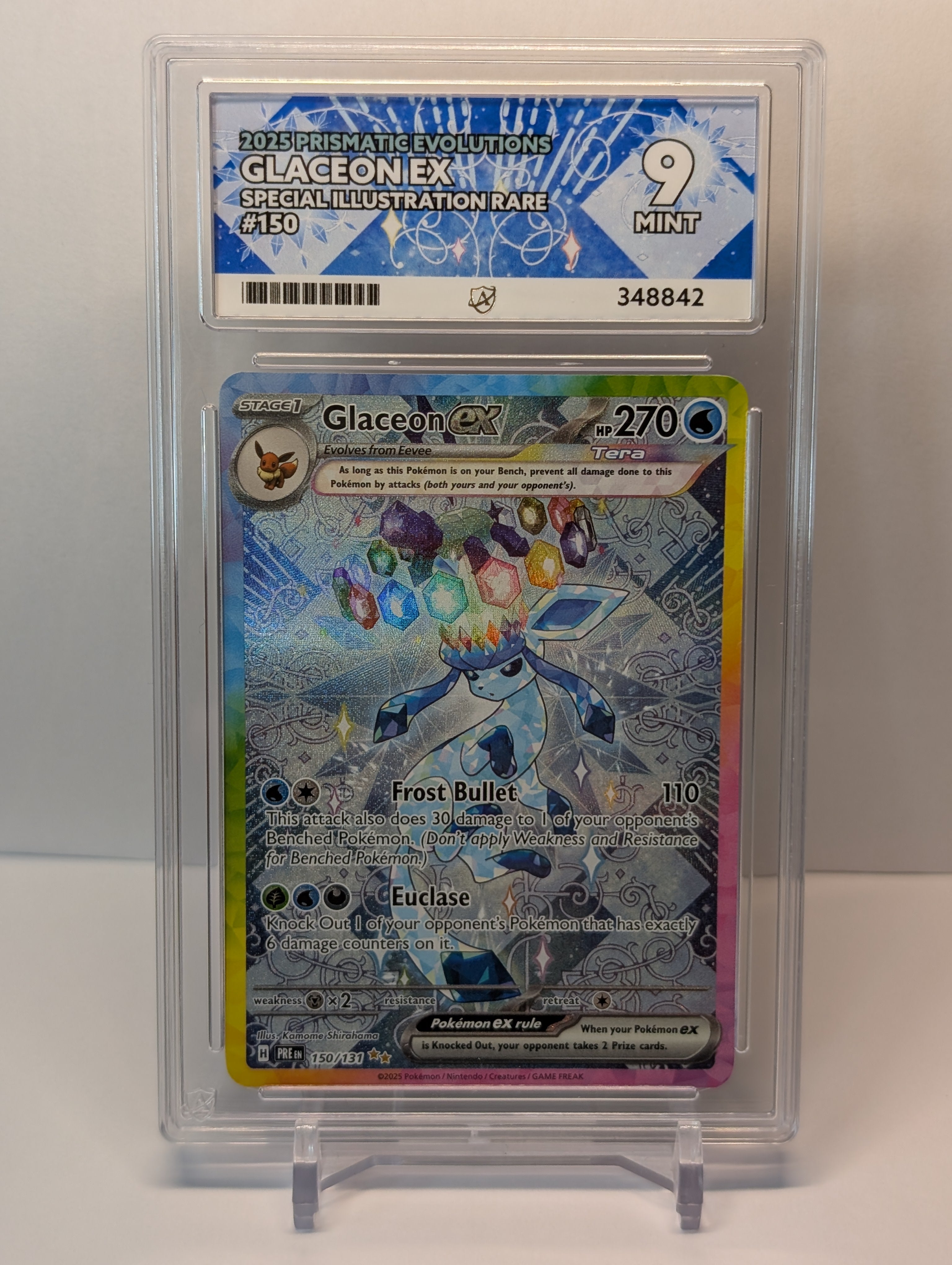 ACE 9 - Glaceon EX - 150/131 - Prismatic Evolutions