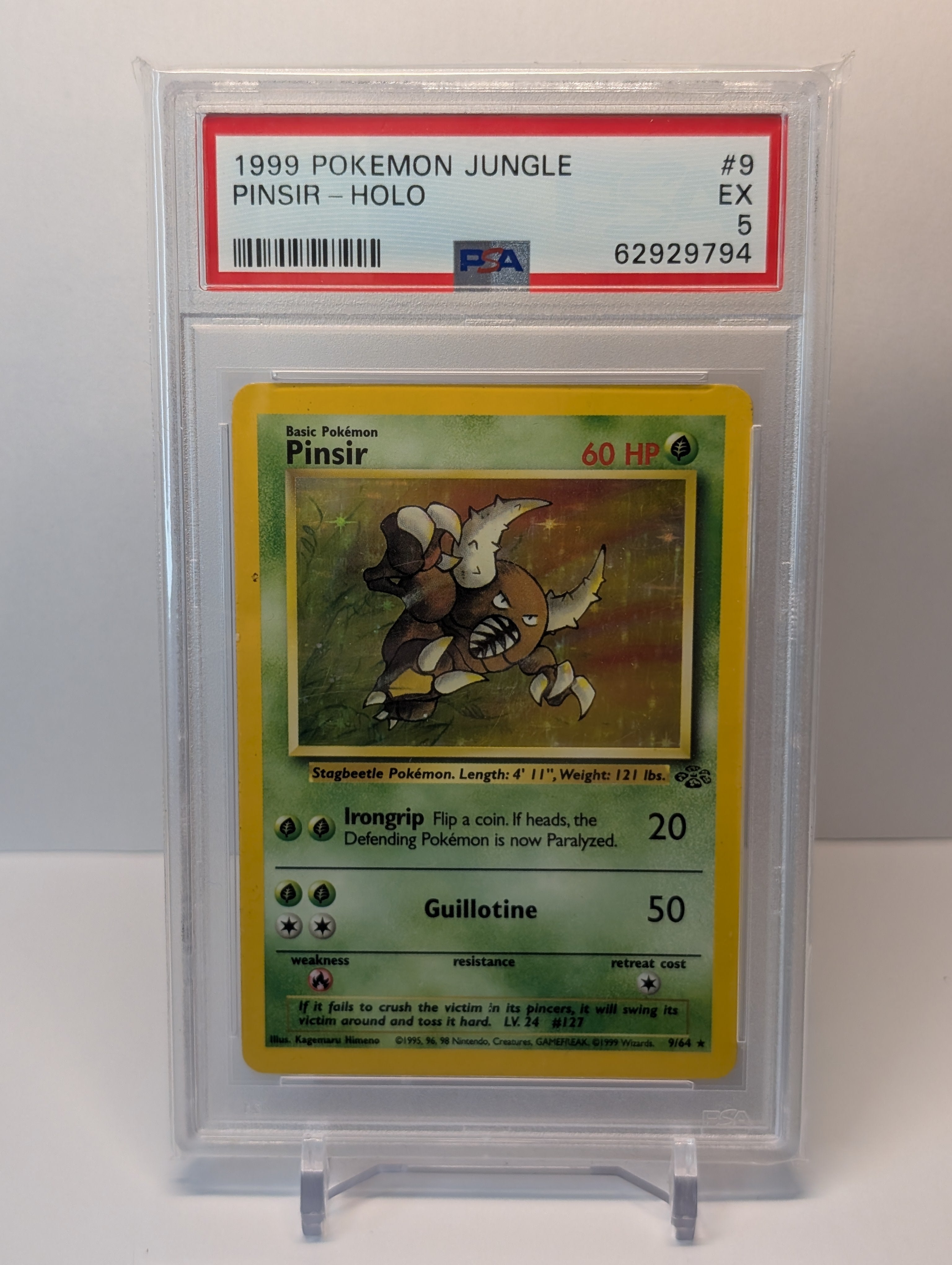 PSA 5 - Pinsir - 9/64 - Jungle
