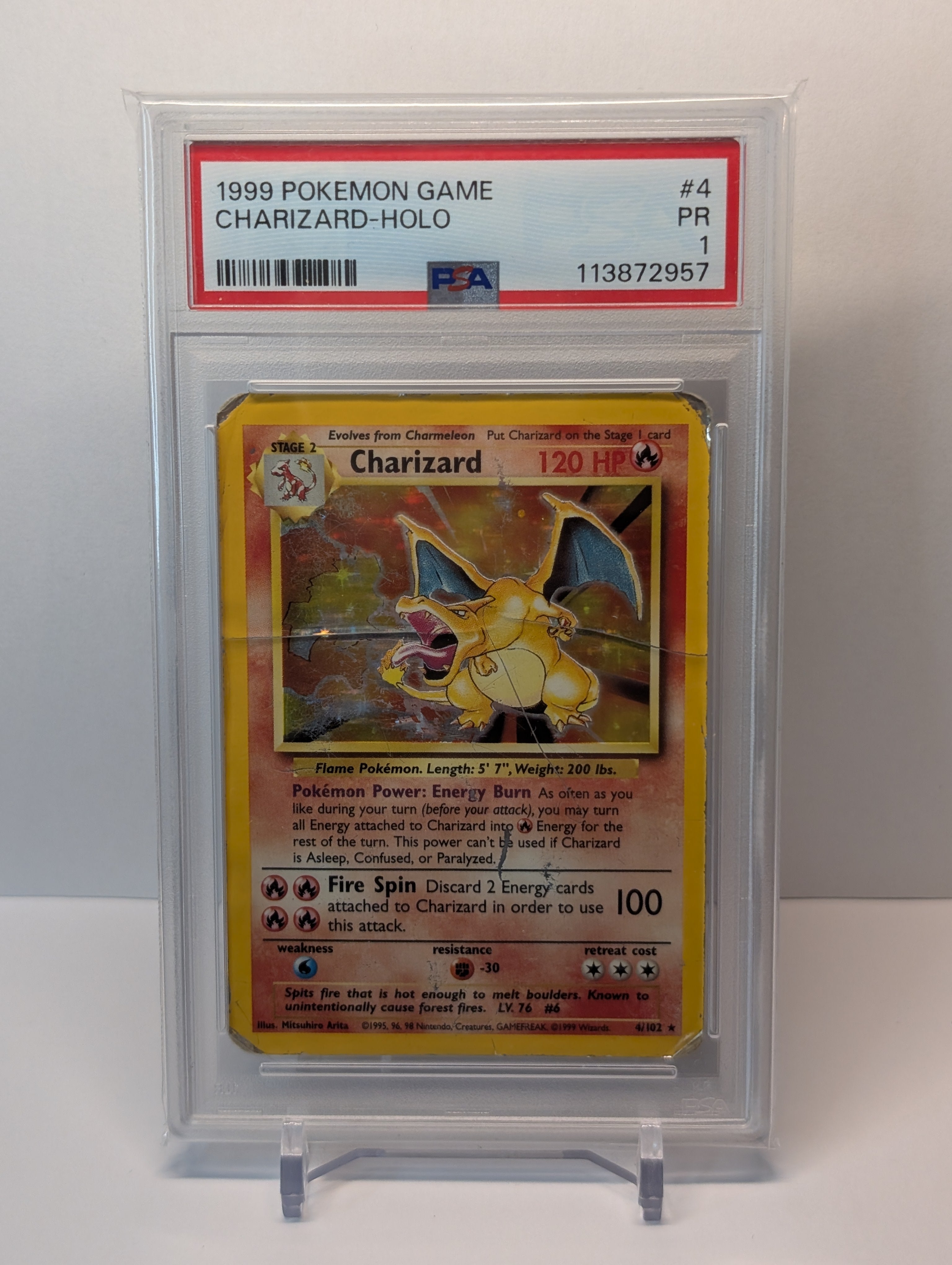 PSA 1 - Charizard - 4/102 - Base Set