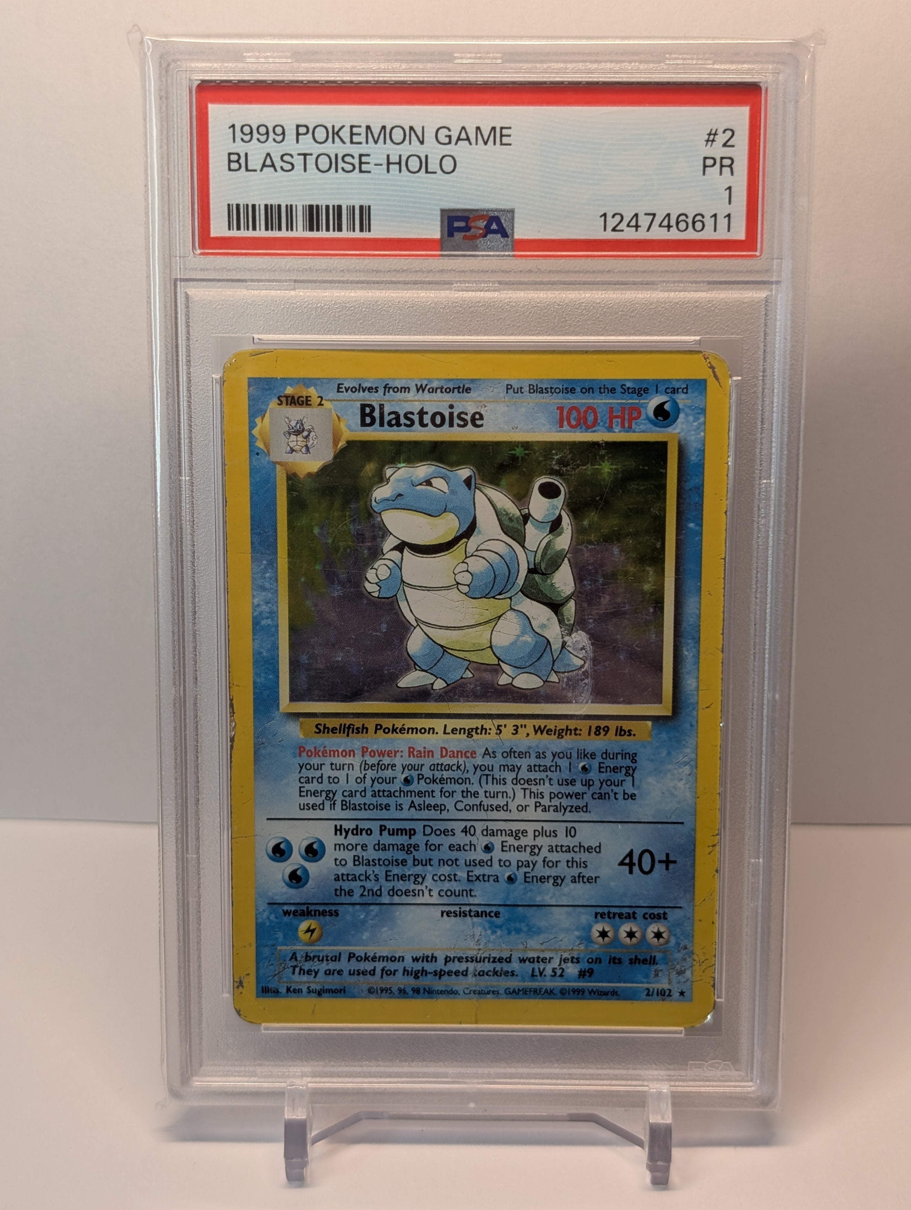 PSA 1 - Blastoise - 2/102 - Base Set
