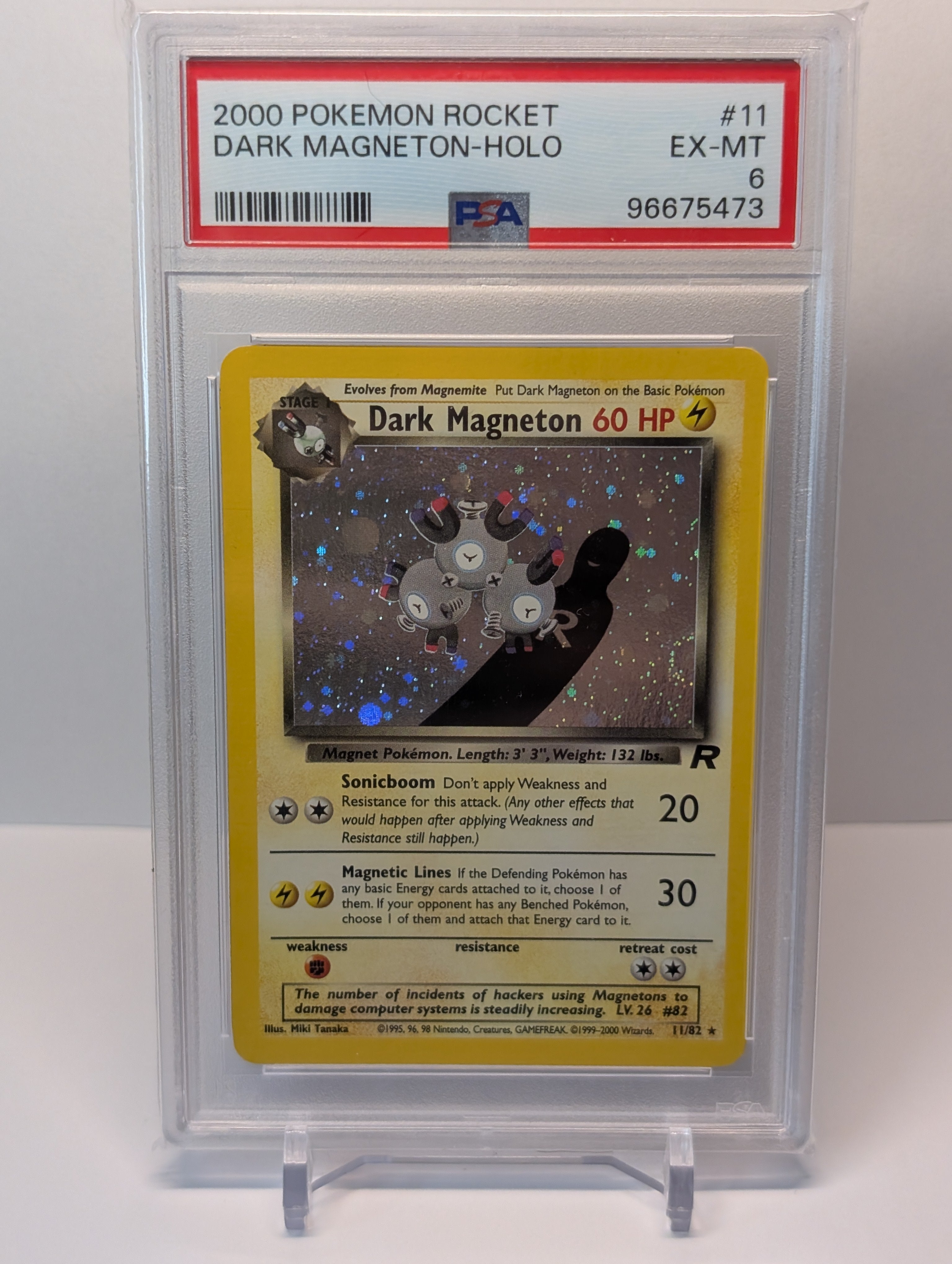 PSA 6 - Dark Magneton - 11/82 - Team Rocket