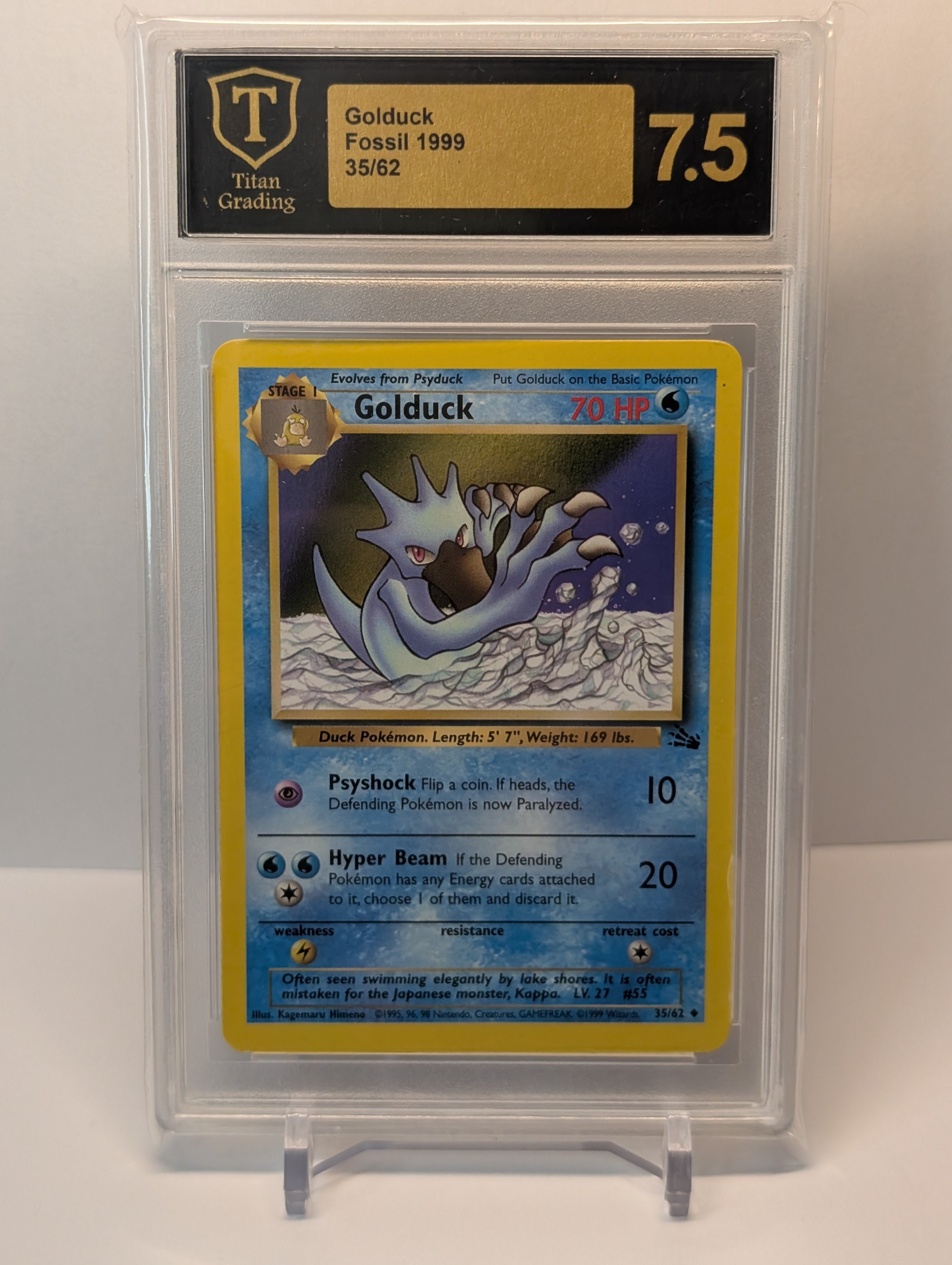TG 7.5 - Golduck - 35/62 - Fossil